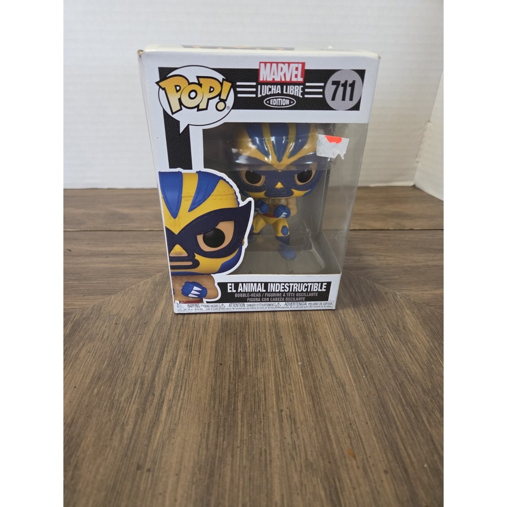 Funko POP! Marvel Lucha Libre Edition - El Animal Indestructible (Wolverine) #71